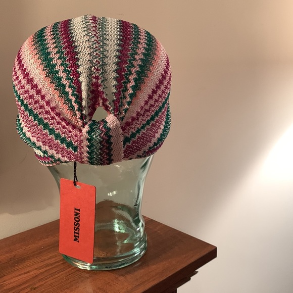 MISSONI Chevron-Striped Knotted Turban - Picture 5 of 5